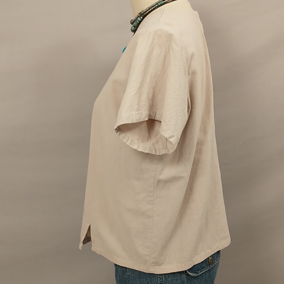 USA B'Gauze Cotton Top Natural Neutral Unstructure - Picture 3 of 8